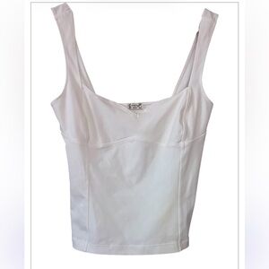 Intimately Free People Cream Scoop-Neck Ribbed Camisole